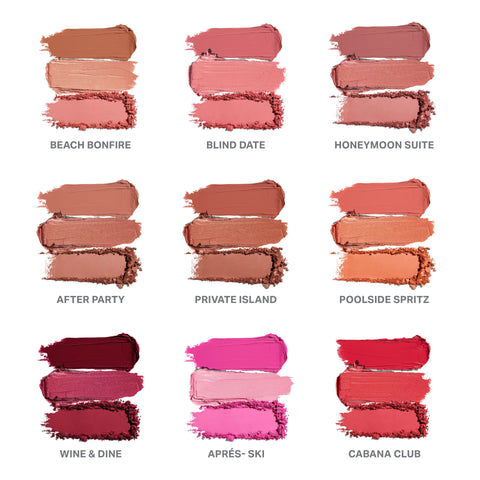 Morphe - Cheek Thrills Multi-Finish Face Trio - Private Island