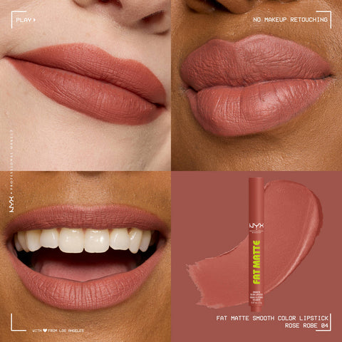 Nyx - Fat Matte Smooth Color Lipstick