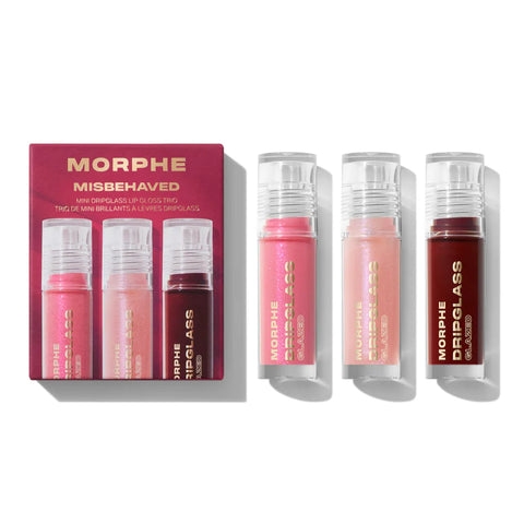 Morphe - Misbehaved Mini Dripglass Lip Gloss Trio Morphe - Misbehaved Mini Dripglass Lip Gloss Trio