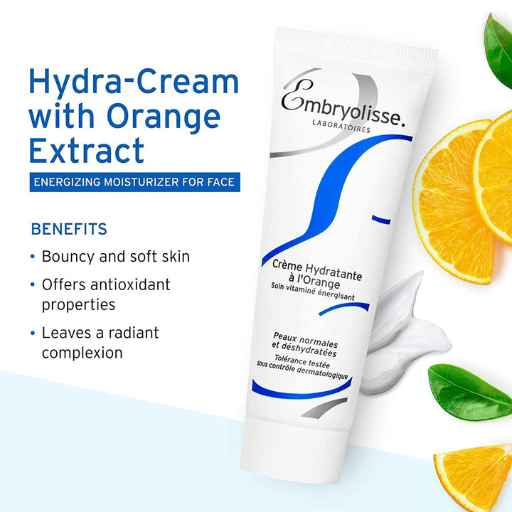 Embryolisse - Hydra Cream With Orange Extract Energizing Moisturizer - 50ml