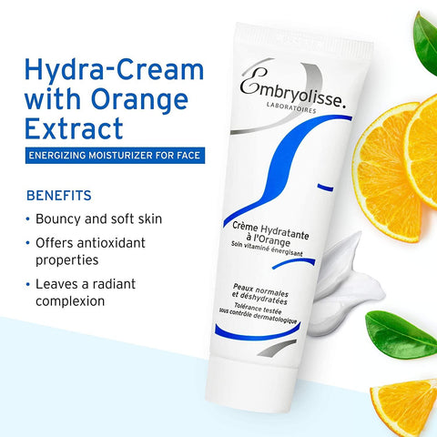 Embryolisse - Hydra Cream With Orange Extract Energizing Moisturizer - 50ml