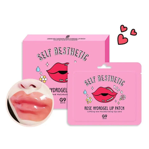 G9 Skin - Self Aesthetic Rose Hydrogel Lip Patch - 5 Sheets