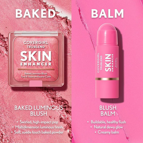 Covergirl - TruBlend Skin Enhancer Baked Luminous Blush - 400 Please Please Pink