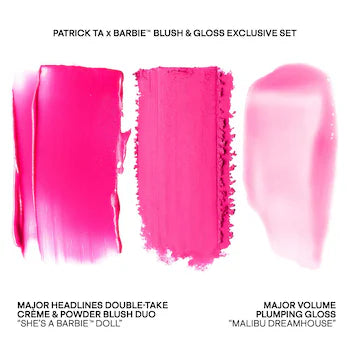 Patrick Ta - Patrick Ta x Barbie™ Blush Duo and Lip Plumper Set