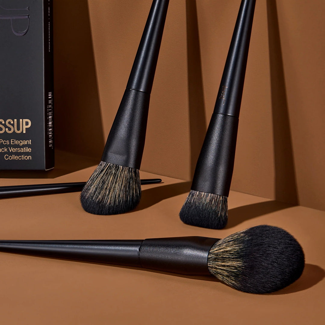 Jessup - Matte Black Versatile Brush Set Collection 14pcs