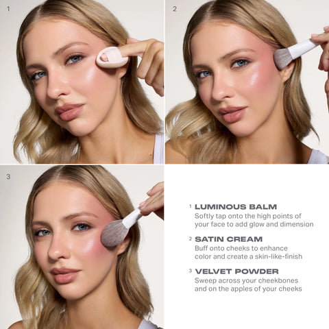 Morphe - Cheek Thrills Multi-Finish Face Trio - Honeymoon Suite