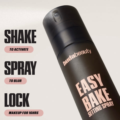 Huda Beauty - Easy Bake Setting Spray with 16-Hour Wear Huda Beauty - Easy Bake Setting Spray with 16-Hour Wear