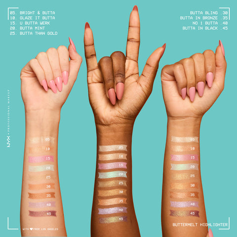 Nyx - Buttermelt Highlighter - Bright & Butta