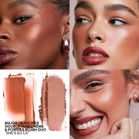 Patrick Ta - Major Headlines Double Take Cream, Powder Blush Duo Patrick Ta - Major Headlines Double Take Cream, Powder Blush Duo