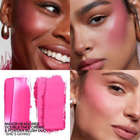 Patrick Ta - Major Headlines Double Take Cream, Powder Blush Duo Patrick Ta - Major Headlines Double Take Cream, Powder Blush Duo