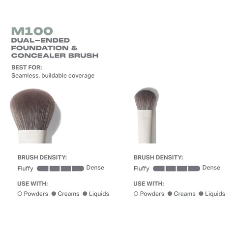 Morphe - M100 Dual-Ended Foundation & Concealer Brush