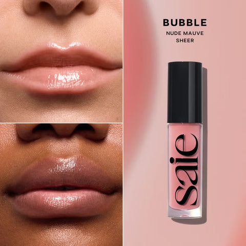 Saie - Glossybounce High Shine Hydrating Lip Gloss Oil - Bubble Saie - Glossybounce High Shine Hydrating Lip Gloss Oil - Bubble