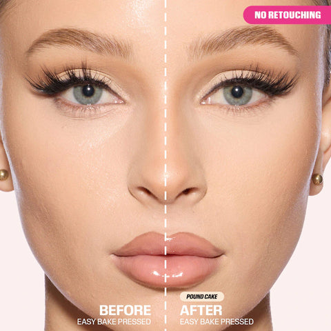 هدى بيوتي - بودرة مضغوطة لتفتيح البشرة وتثبيتها بسهولة