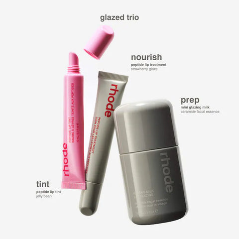 رود - طقم هدايا عيد الميلاد الثلاثي المزجج للعطلات