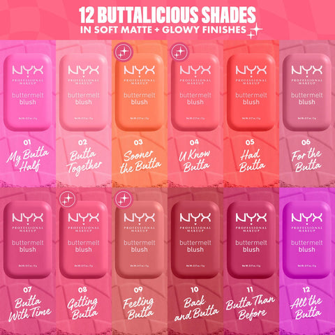 Nyx - Buttermelt Blush Nyx - Buttermelt Blush