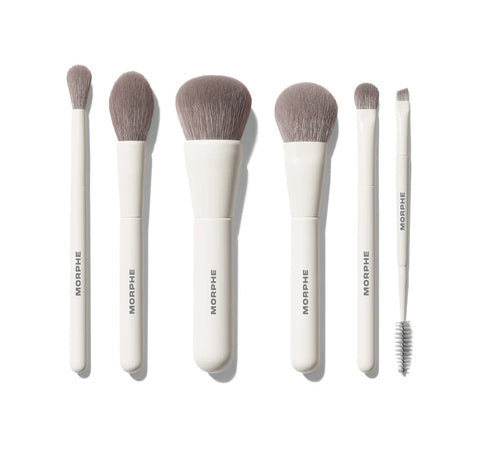 Morphe - Along For The Glide 6 Piece Travel Brush Set Morphe - Along For The Glide 6 Piece Travel Brush Set