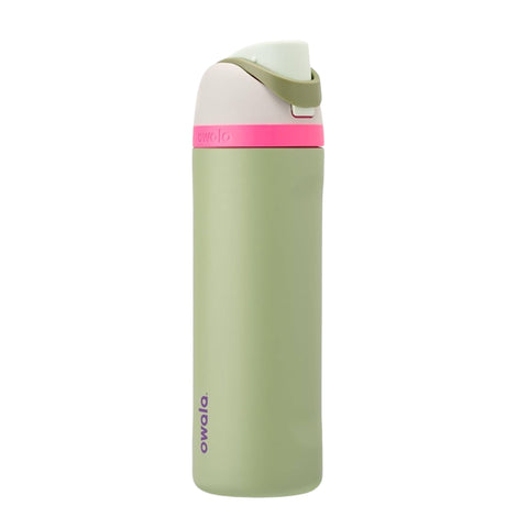 Owala - FreeSip Stainless Steel Water Bottle 24 Oz (Neo Sage)