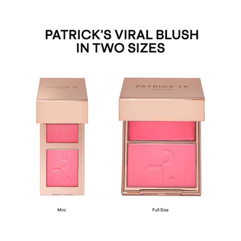 Patrick Ta - Mini Double Take Creme & Powder Blush Duo Patrick Ta - Mini Double Take Creme & Powder Blush Duo