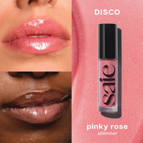 Saie - Glossybounce High Shine Hydrating Lip Gloss Oil - Disco