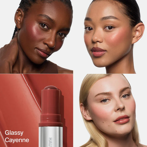 Haus Labs - Color Fuse Glassy Blush Balm - Glassy Cayenne