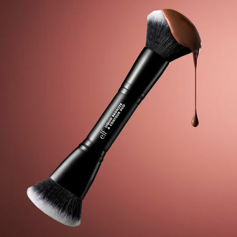 elf - Liquid Bronzer & Contour Duo Brush elf - Liquid Bronzer & Contour Duo Brush