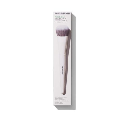 Morphe - M242 Slanted Cream & Liquid Bronzer Brush