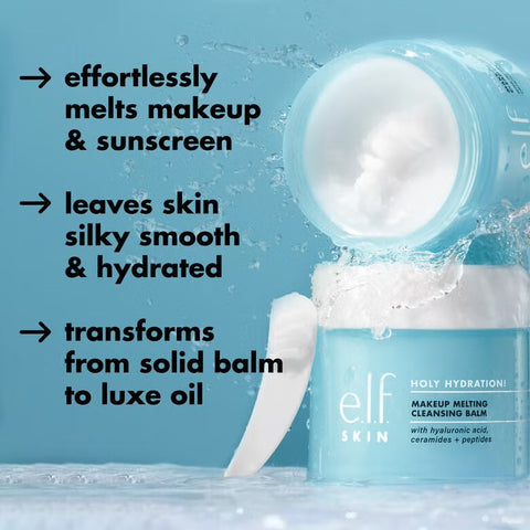 elf - Holy Hydration Makeup Melting Cleansing Balm - 100g elf - Holy Hydration Makeup Melting Cleansing Balm - 100g