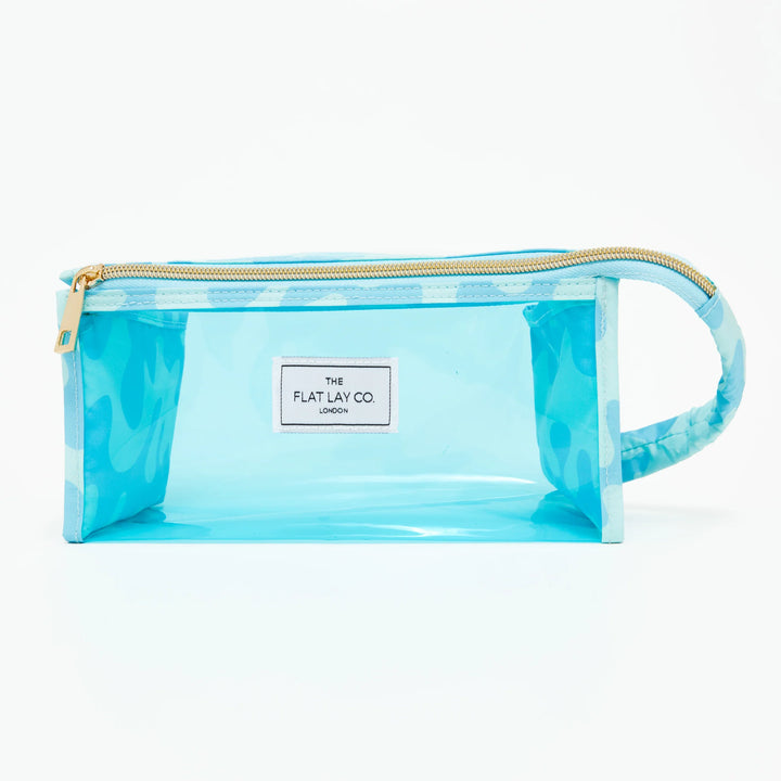 The Flat Lay Co. - Jelly Open Flat Box Bag in Blue Splash