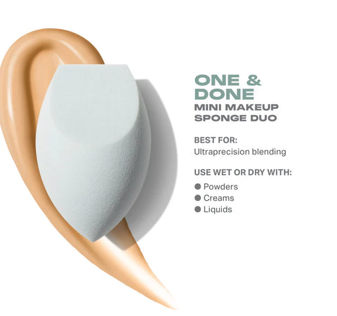 Morphe - One & Done Mini Makeup Sponge Duo Morphe - One & Done Mini Makeup Sponge Duo