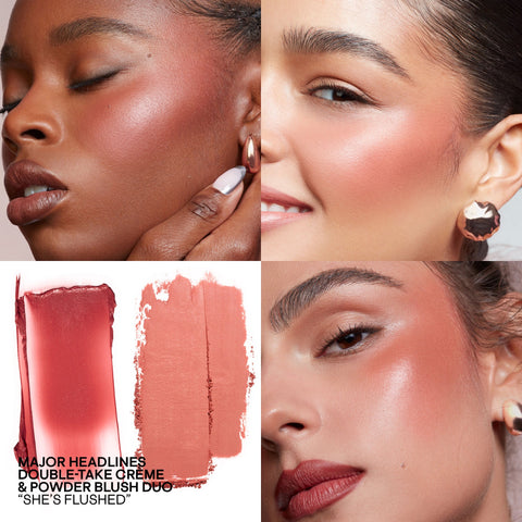 Patrick Ta - Major Headlines Double Take Cream, Powder Blush Duo Patrick Ta - Major Headlines Double Take Cream, Powder Blush Duo
