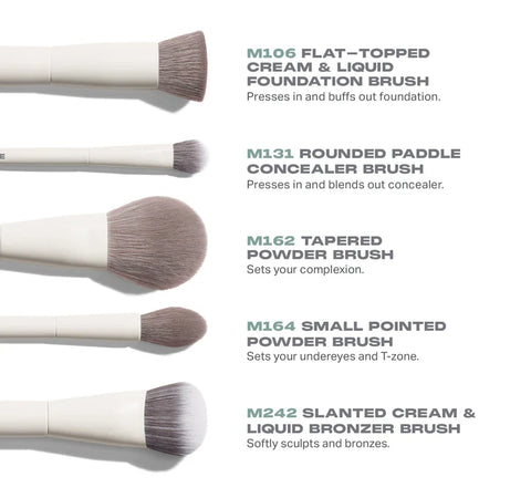 Morphe - Portrait Mode 5 Piece Face Brush Set