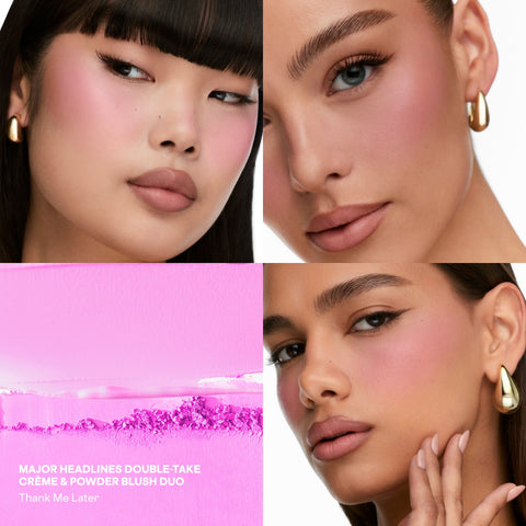 Patrick Ta - Major Headlines Double Take Cream, Powder Blush Duo Patrick Ta - Major Headlines Double Take Cream, Powder Blush Duo