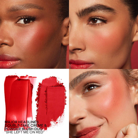 Patrick Ta - Mini Double Take Creme & Powder Blush Duo Patrick Ta - Mini Double Take Creme & Powder Blush Duo