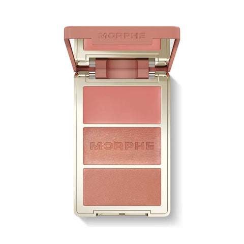 Morphe - Cheek Thrills Multi Finish Face Trio - After Party Morphe - Cheek Thrills Multi Finish Face Trio - After Party