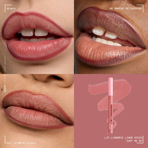 Nyx - Lip Lingerie Lip Liner Stain - Cuff Me