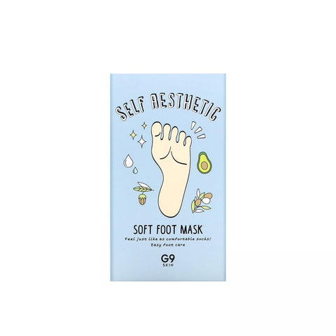 G9 - Skin Self Aesthetic Soft Foot Mask Box - 5 Sheets
