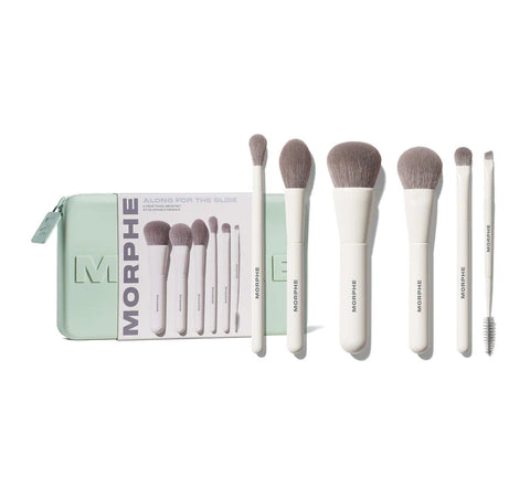 Morphe - Along For The Glide 6 Piece Travel Brush Set Morphe - Along For The Glide 6 Piece Travel Brush Set