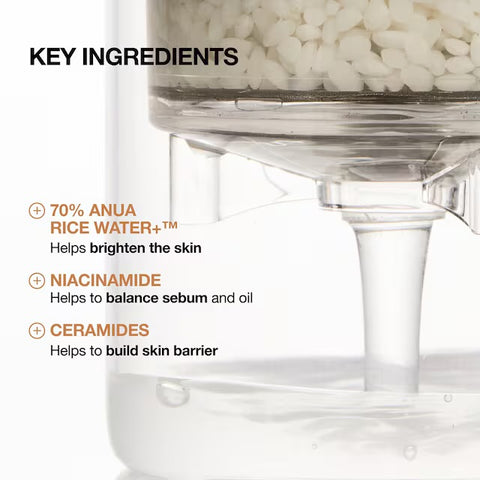 Anua - Rice 70 Glow Milky Toner - 250ml