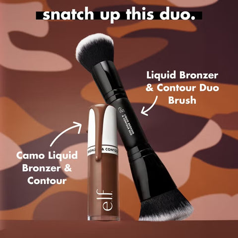 elf - Liquid Bronzer & Contour Duo Brush elf - Liquid Bronzer & Contour Duo Brush