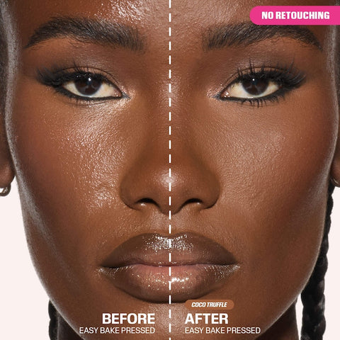 هدى بيوتي - بودرة مضغوطة لتفتيح البشرة وتثبيتها بسهولة