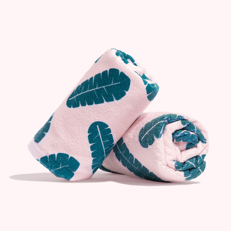 Coco & Eve - Microfibre Towel Wrap Leaf Print