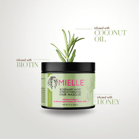 Mielle - Rosemary Mint Strengthening Hair Masque - 340g