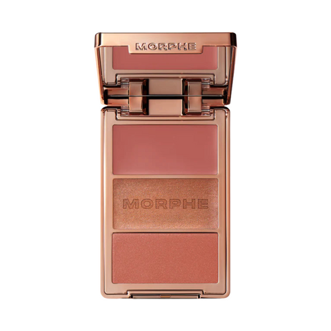 Morphe - Cheek Thrills Multi Finish Face Trio - Yacht Day Morphe - Cheek Thrills Multi Finish Face Trio - Yacht Day