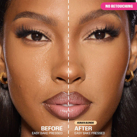 هدى بيوتي - بودرة مضغوطة لتفتيح البشرة وتثبيتها بسهولة