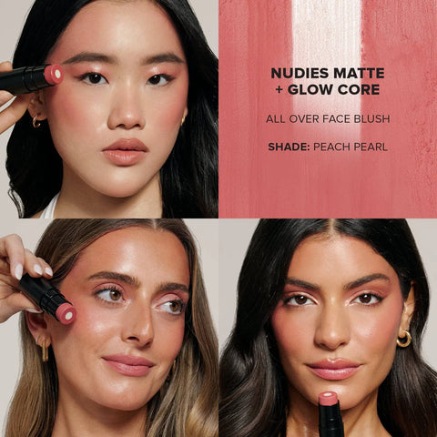 Nudestix - Nudies Matte + Glow Core - Peach Pearl Nudestix - Nudies Matte + Glow Core - Peach Pearl