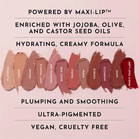 Lawless - Forget The Filler Lip Plumping Line Smoothing Satin Cream Lipstick