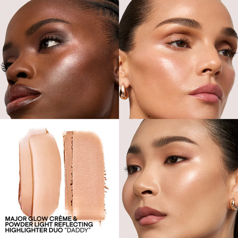 Patrick Ta - Major Glow Crème & Powder Light Reflecting Translucent Highlighter Duo - Daddy