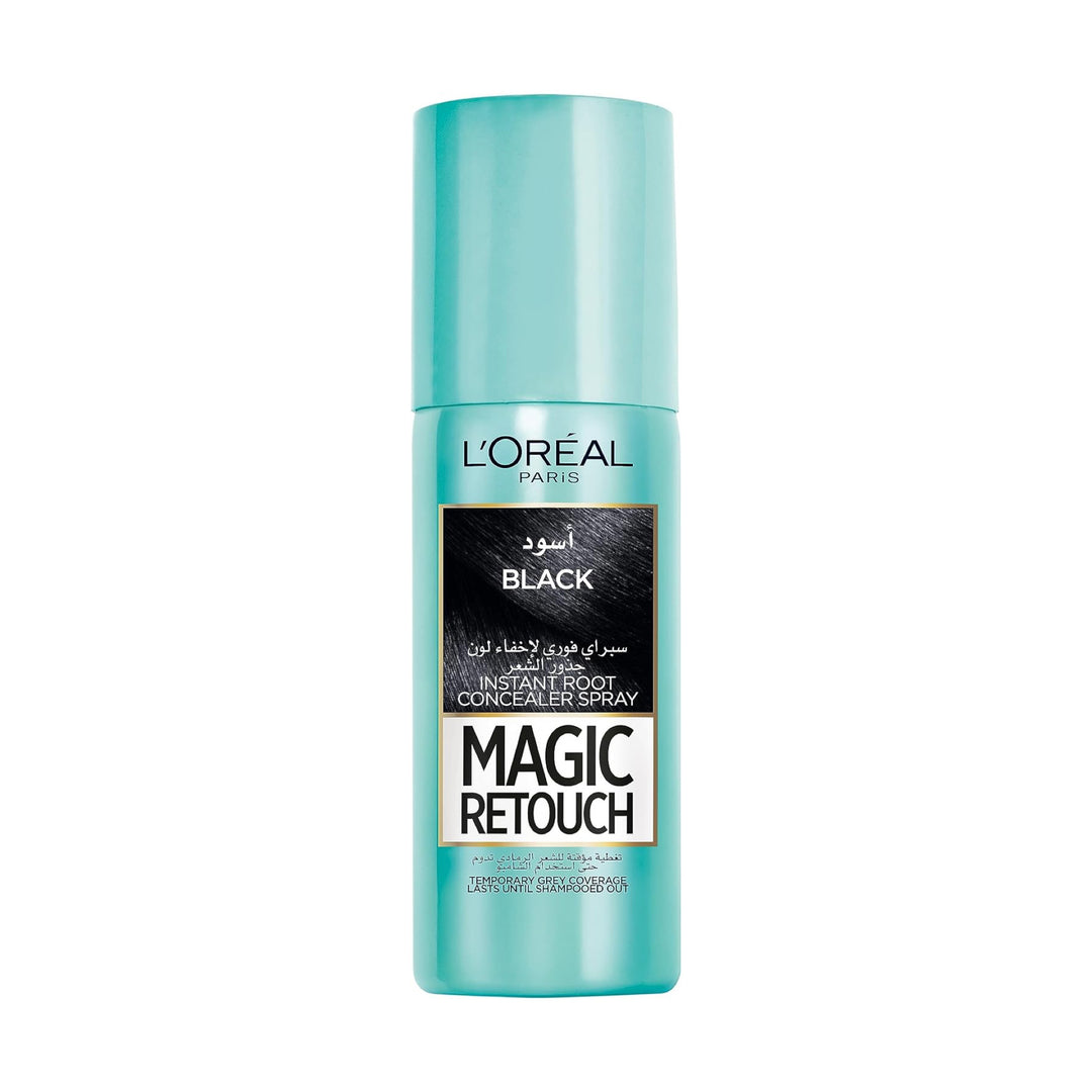 L'Oréal - Magic Root Cover Up Gray Concealer Spray - Black