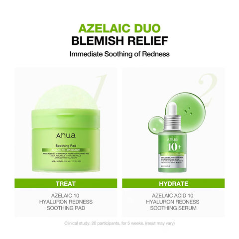 Anua - Azelaic Acid 10 Hyaluron Redness Soothing Serum