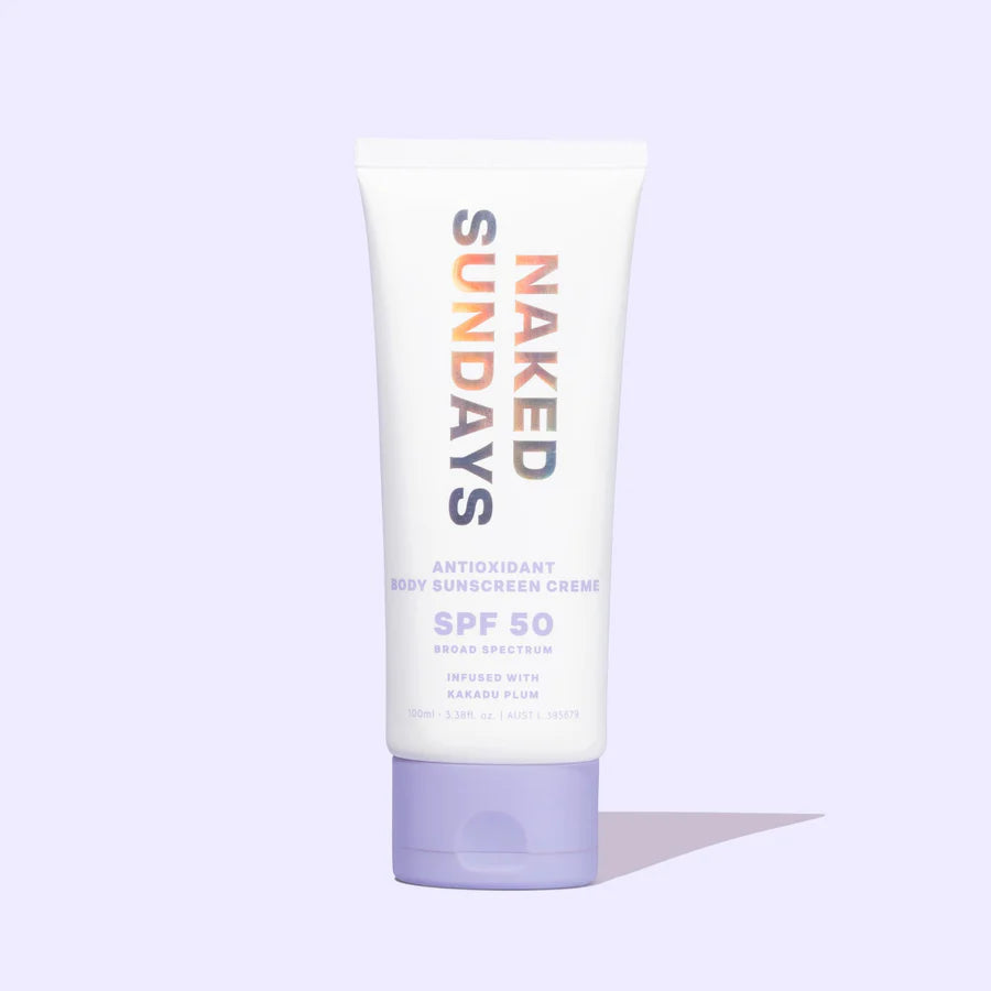 Naked Sundays - Spf50 Antioxidant Body Sunscreen Cream - 100ml